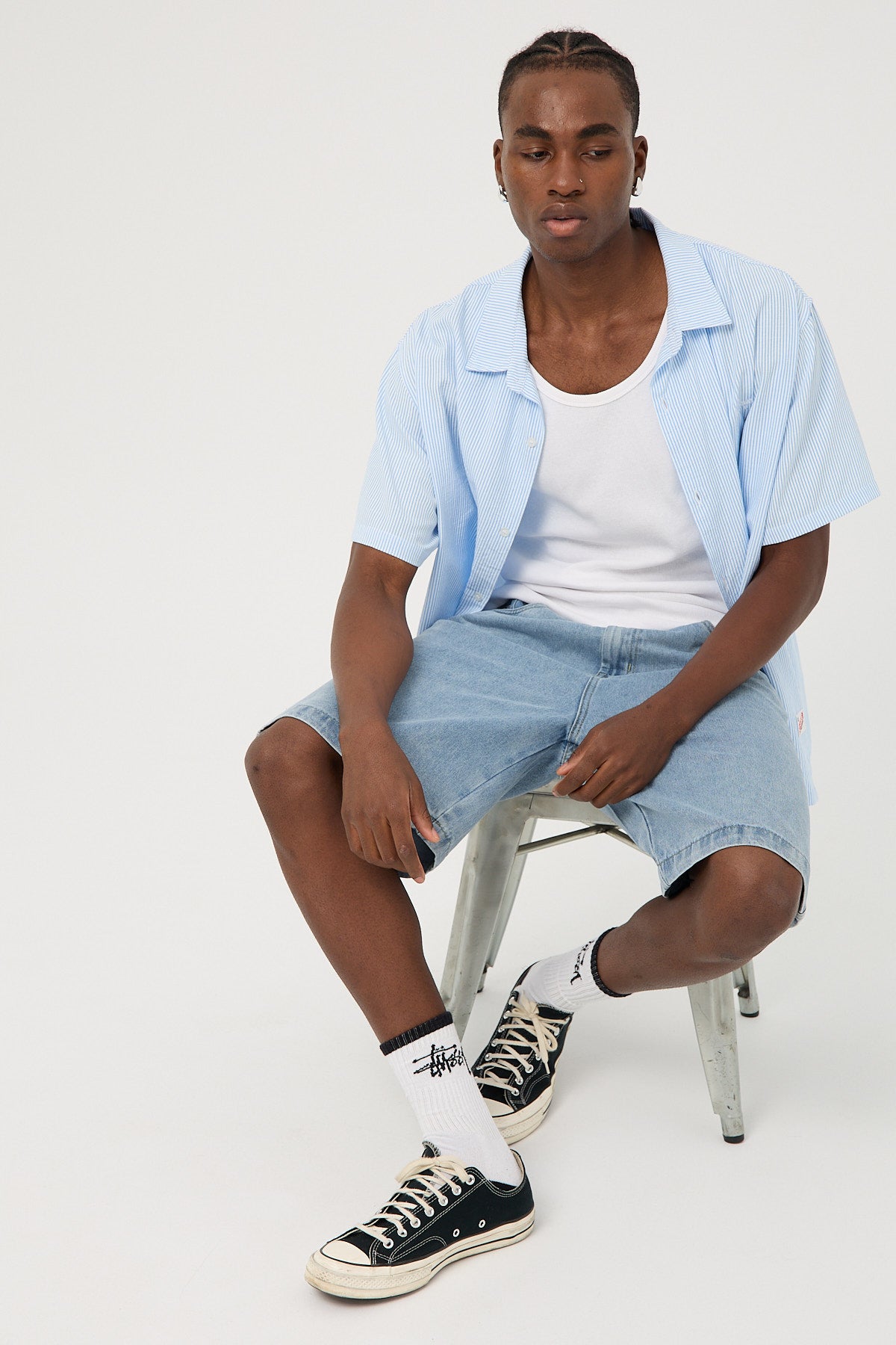 Xlarge Bull Denim 91 Short Washed Blue