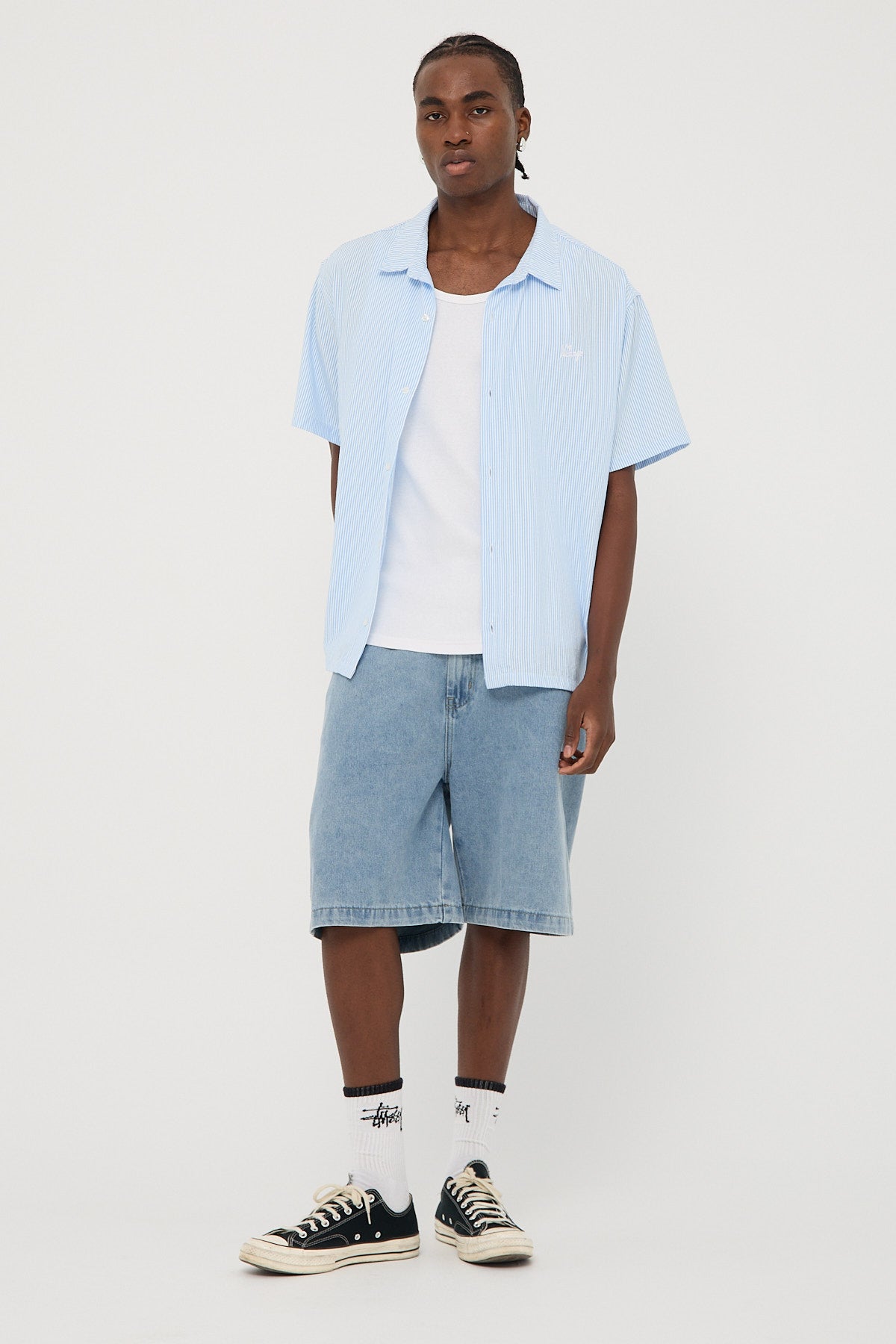 Xlarge Bull Denim 91 Short Washed Blue