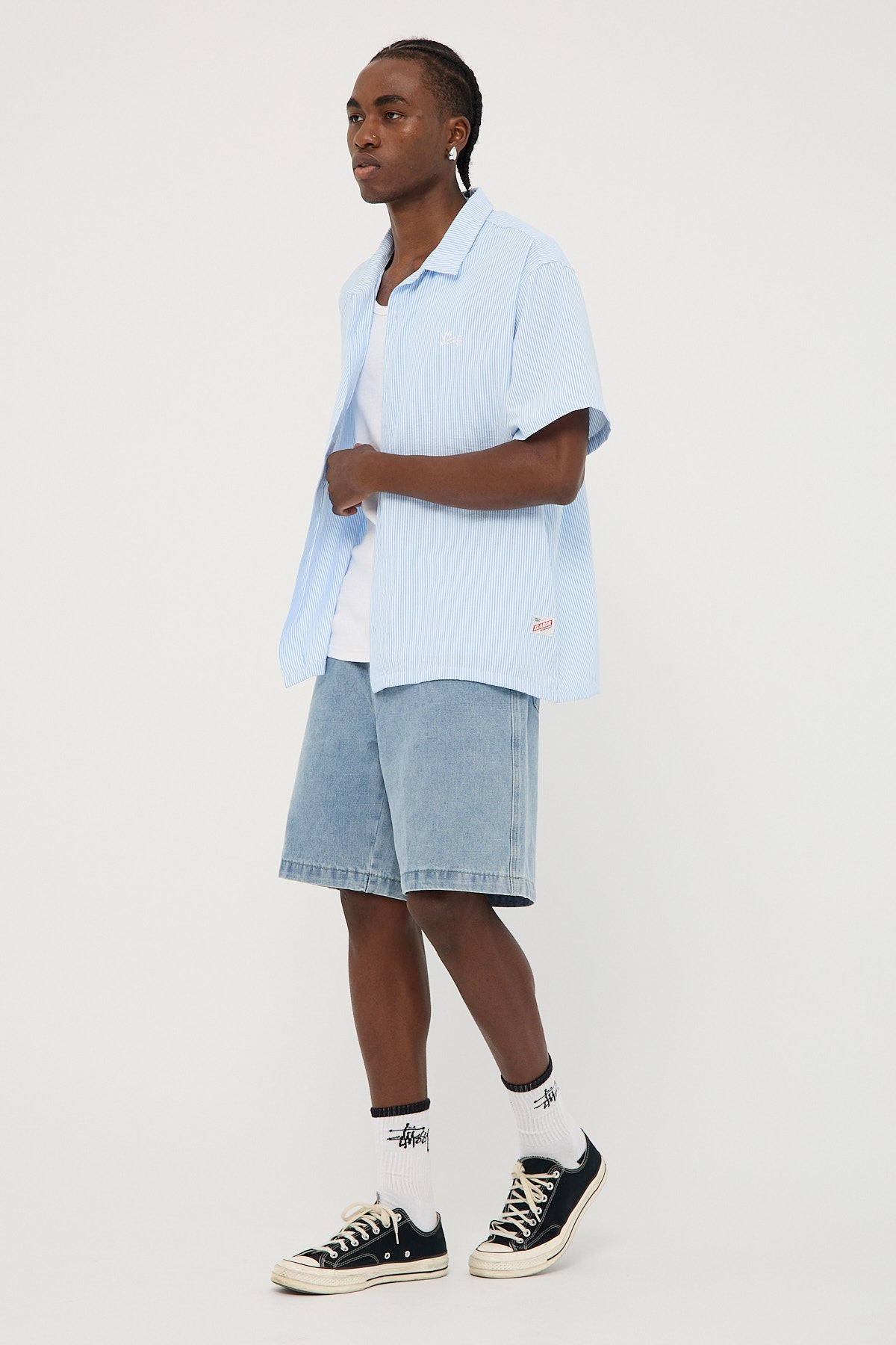 Xlarge Bull Denim 91 Short Washed Blue