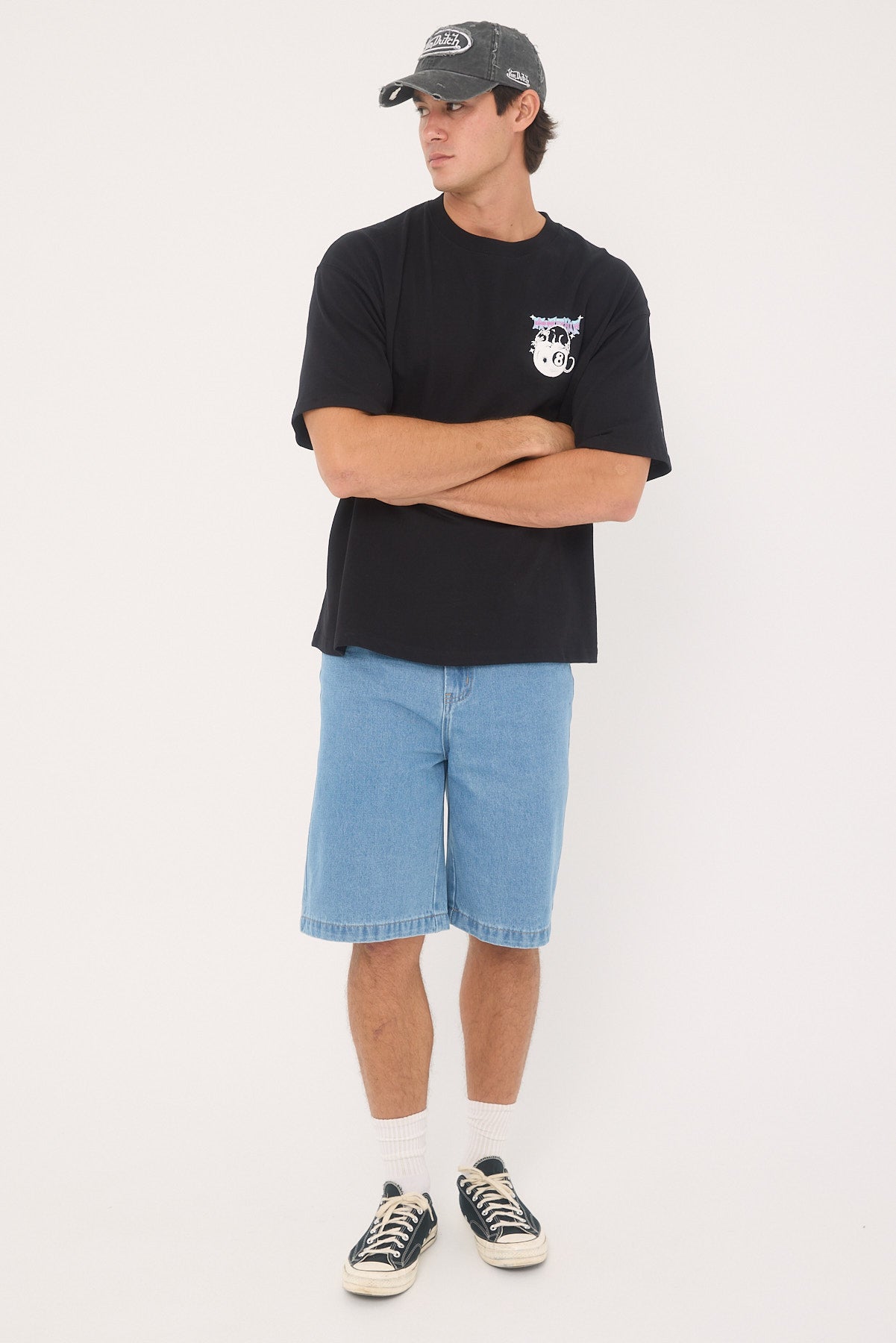 Worship Vermin Oversize Tee Black
