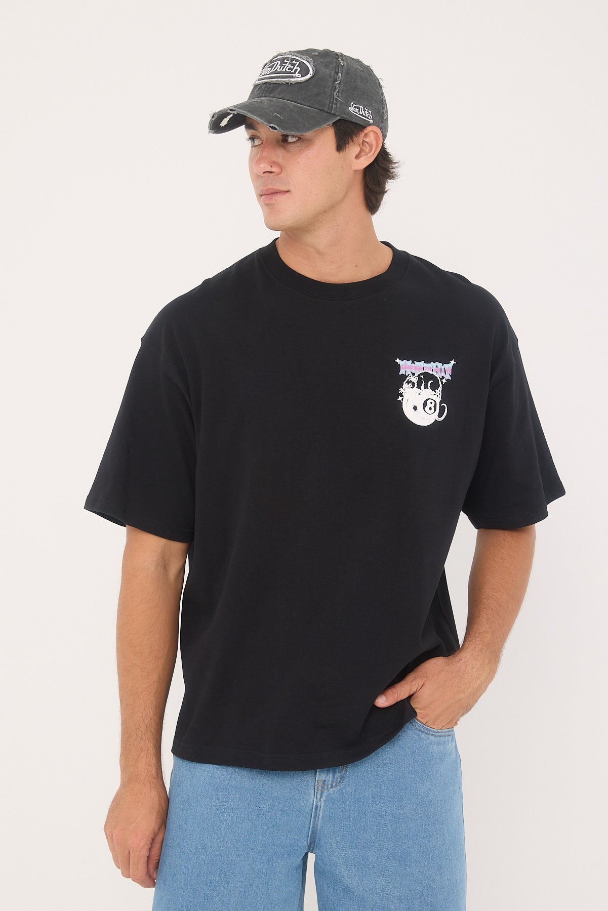Worship Vermin Oversize Tee Black
