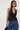 Perfect Stranger Glossy Halter Top Black