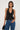 Perfect Stranger Glossy Halter Top Black
