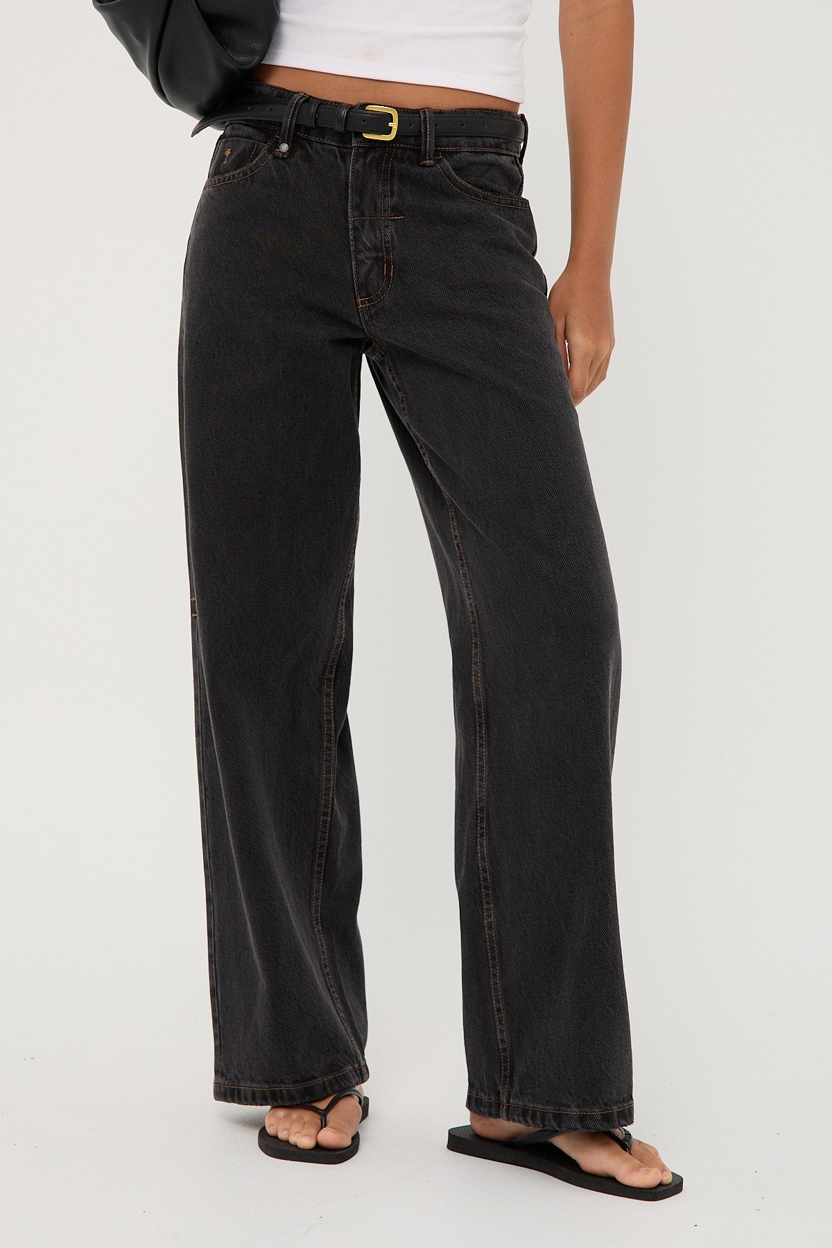Thrills Billie Low Jean Black Bull