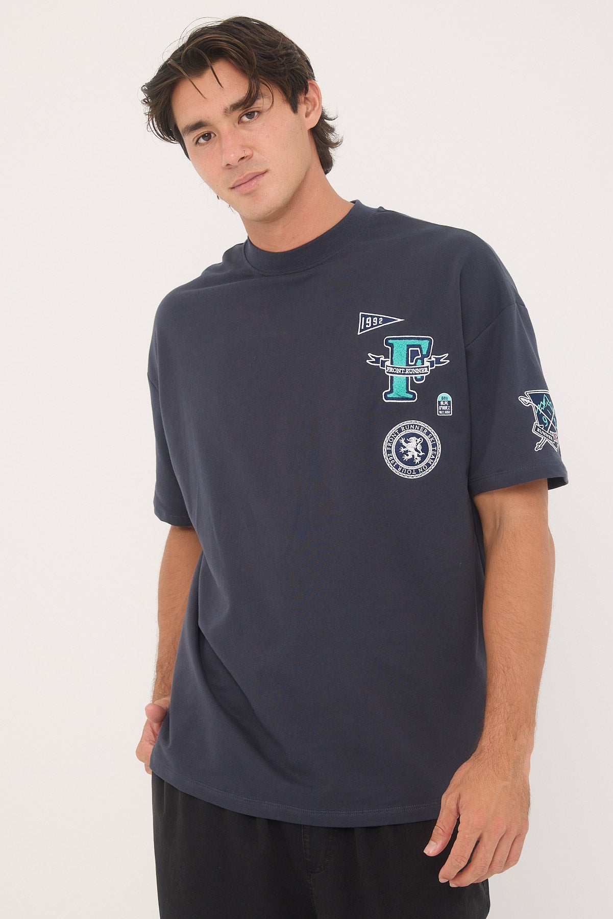 Front Runner Coureur Avant Tee Navy