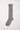 Token Ribbed Bow Knee High Socks Grey