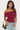 Luck & Trouble Elyse Off Shoulder Sleeveless Top Burgundy