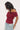 Luck & Trouble Elyse Off Shoulder Sleeveless Top Burgundy