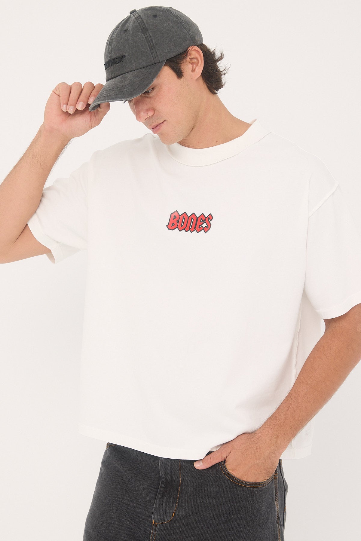 Billy Bones Club Squealer Inverse Tee White