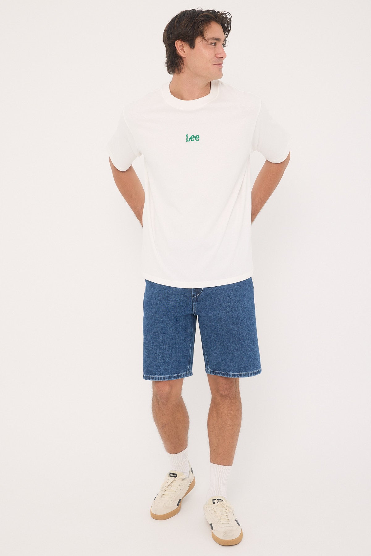 Lee Altos Baggy Tee Vintage White/Green