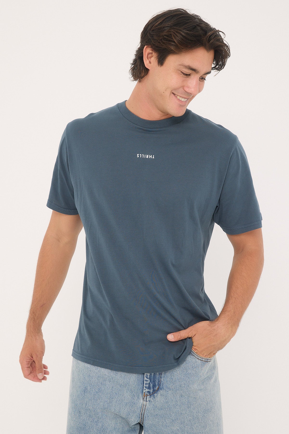Thrills Minimal Thrills Merch Fit Tee Dark Slate