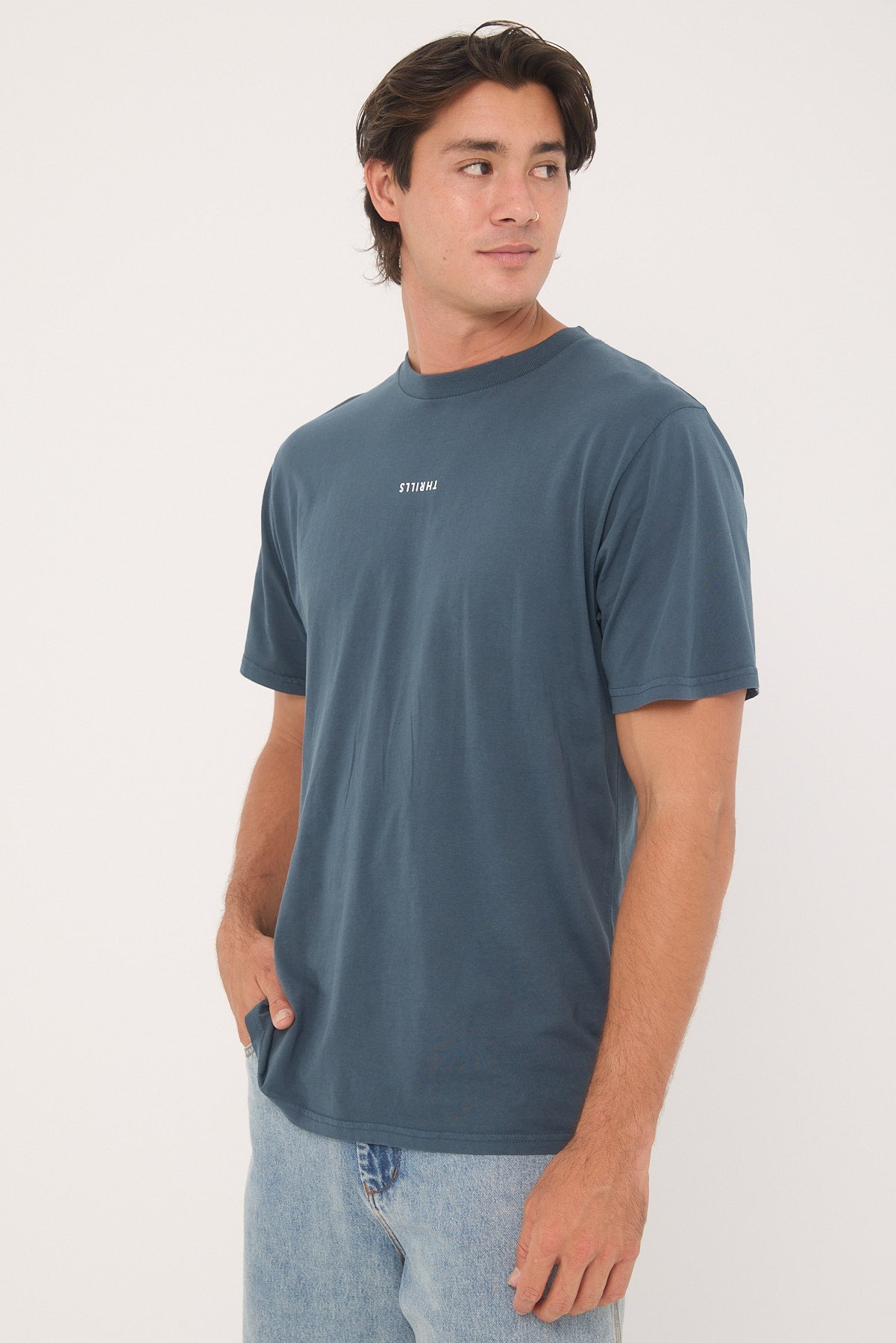 Thrills Minimal Thrills Merch Fit Tee Dark Slate